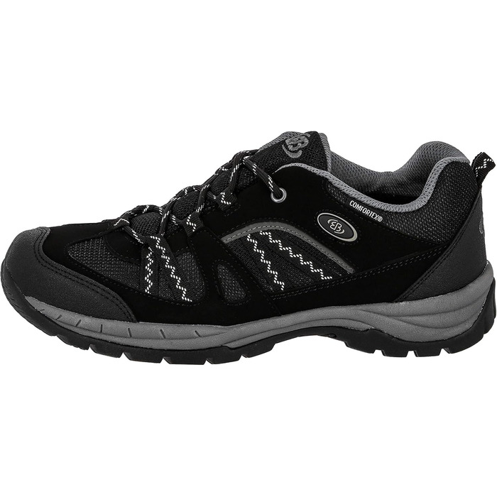 Черевики трекінгові та для прогулянок Brütting Unisex Fresno, 40 EU, чорний/сірий