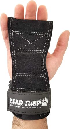 Ремінь/гачок для важкої атлетики BEAR GRIP Multi-Grip, міцний, з натуральної шкіри