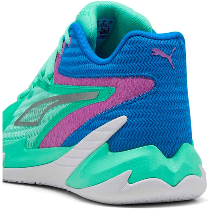 Кросівки баскетбольні PUMA Dagger (44 EU, Green Glimmer Pure Magenta)