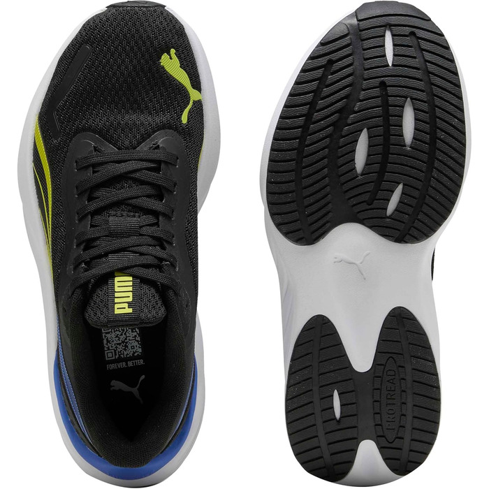 Дитячі кросівки PUMA Pounce Lite Jr - чорний, лаймовий, роял сапфір