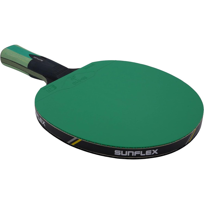 Sunflex Color COMP G50 – професійна ракетка для настільного тенісу, анатомічна ручка, ITTF сертифікований зелений наклад, для змагань та клубів