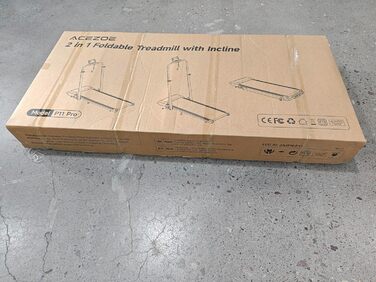 Біговий доріжка для дому з нахилом 5 в 1, 12% нахил, 2.5HP, складана, для дому та офісу, LED-дисплей, до 136 кг, без встановлення (чорно-біла, 137.01*71.81*13.00 см)