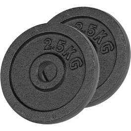 Диск для штанги Sport-Tec 2,5 кг, чавунний, отвір 3 см