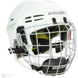 Хокейний шолом BAUER RE-AKT 100 Combo для дітей, білий