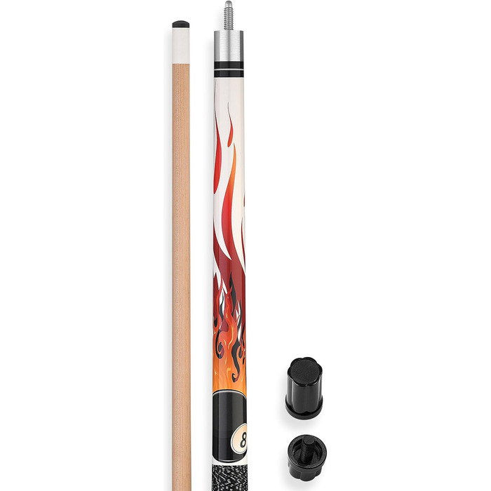 Joshmar Profi Pool Stick - Преміум кий для більярду. Виготовлений з канадського твердого дерева, з аксесуарами.