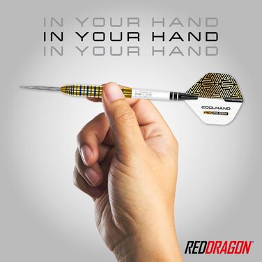 Дартс Red Dragon Luke Humphries TX Premium, вольфрамовий, 22 г, з наконечниками та оперенням