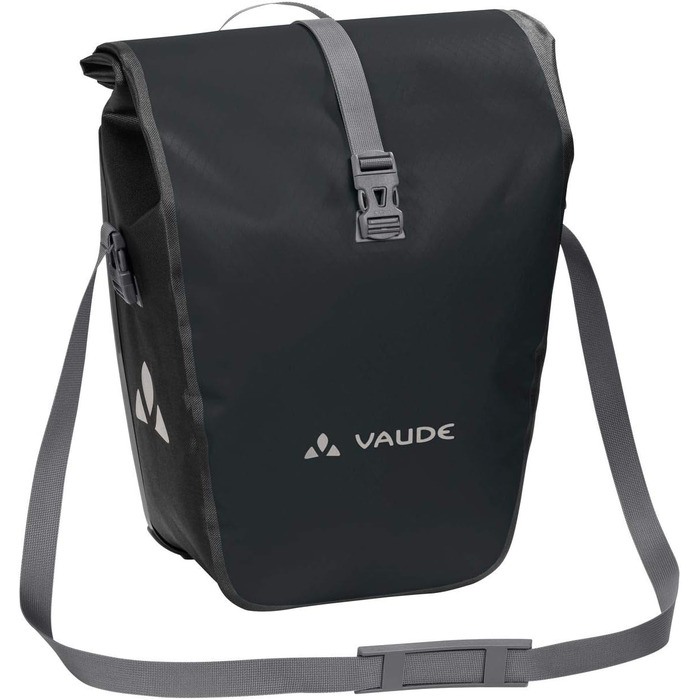 Велосумка VAUDE Aqua Back Single 24 л для багажника, водонепроникна, чорна