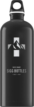 SIGG Алюмінієва пляшка для води Traveller, швейцарська, легка, не протікає, для газованих напоїв, BPA-free, для туризму, 0,6/1/1,5 л