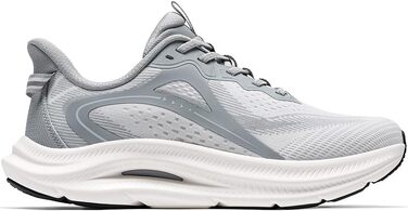 Чоловічі спортивні кросівки ALLSWIFIT для бігу та фітнесу, сірі, slip-on, з підтримкою своду стопи та амортизацією, дихаючі, розмір 42 EU
