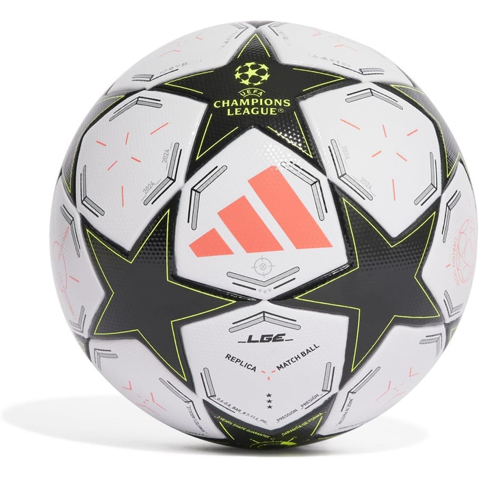 Футбольний м’яч Adidas UEFA Champions League, розмір 5, білий, сертифікат FIFA, у коробці, універсальний