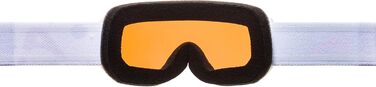 ALPINA Uniex Kinder Carabeo Jr. Kibrille (1 шт.) - білий з рожевим матовим покриттям
