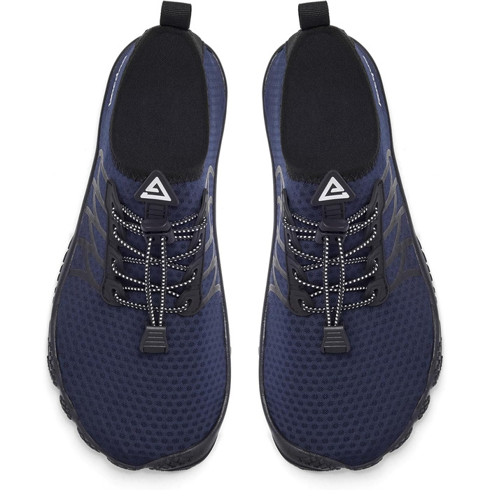 Водні черевики Raqua для жінок та чоловіків: дихаючі, швидковисихаючі, для басейну та пляжу (37 EU, Wz119 Navy)