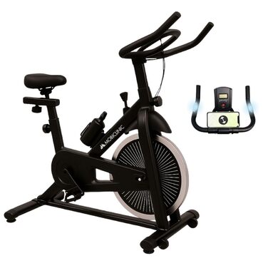 Mobiclinic® велотренажер для дому: регульований, з LCD-екраном, вимірюванням пульсу та мобільного тримачем