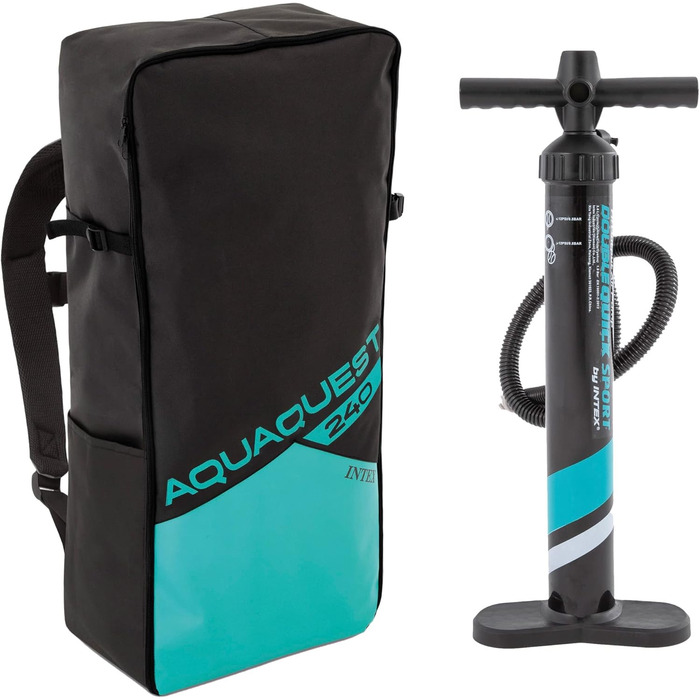 Надувний SUP Intex Aqua Quest 240 для юних плавців, 244 x 76 x 13 см, 68241NP