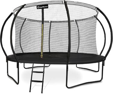 Трамплін гірський Hypermotion Outdoor для дітей 244/305/366/430/487 см - швидковисихаючий, водостійкий, велика пружність, для саду (діаметр 430 см / 14 футів)