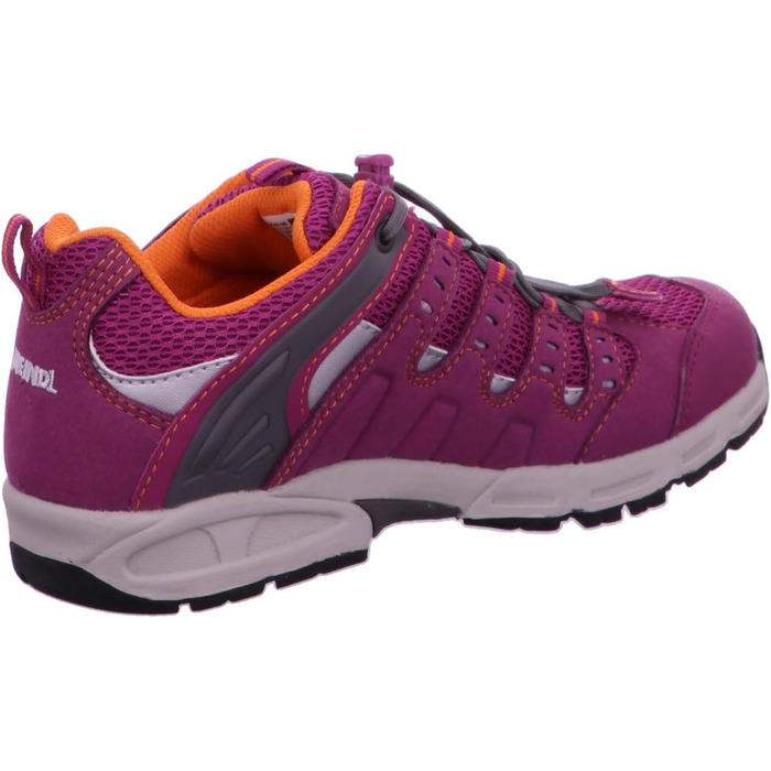 Дитячі трекінгові півчеревики Meindl Snap Junior - унісекс, 33 EU, фіолетовий, фуксія, помаранчевий