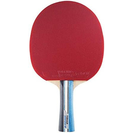 Настільний тенісний ракетка Tibhar Powercarbon XT, універсальна та атакуюча, ITTF, жовта