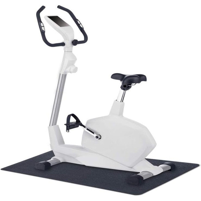 Килимок MotionTex для тренажерів, підлоговий захист 61×121,9 см, чорний, для велотренажера, бігової доріжки, домашнього спортзалу