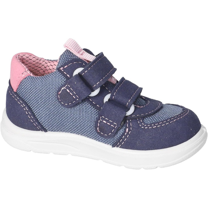 Черевики RICOSTA для дівчаток та хлопчиків SAM, дитячі черевики для перших кроків, ширина: середня, знімна устілка, веганські (24 EU, Ozean Nebel Rosa 140)