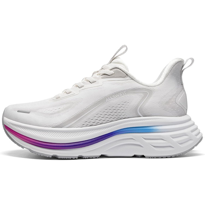 Жіночі спортивні кросівки ALLSWIFIT Slip-On: зручне взуття для фітнесу, тенісу та тренувань, білі, розмір 39 EU