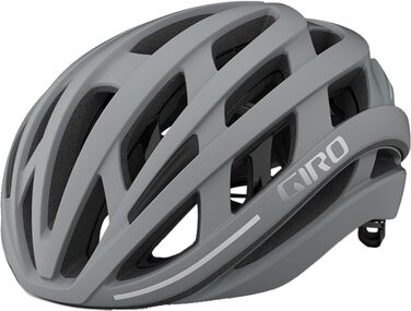 Велосипедний шолом Giro Helios Spherical матовий Sharkskin сірий 2024, для шосейного велоспорту