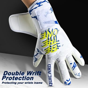 Футбольні рукавички Torwarthandschuhe: чудове зчеплення, для дітей, юніорів та дорослих, зелені (7, C-Weiß)