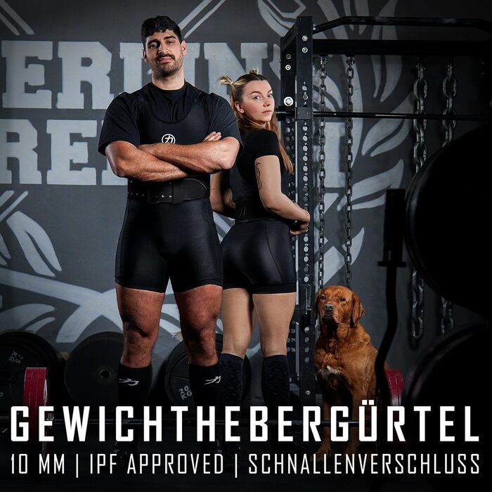 Пояс для пауерліфтингу Strength Shop 10мм, сталевий подвійний язичок, IPF, чорний, розмір M — для важкої атлетики, підтримка спини та корпусу