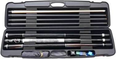 Чохол для бильярдного кия KONLLEN 2x4 Oxford Cloth з кишенями для аксесуарів, карбонове покриття