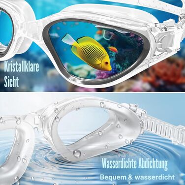 Окуляри для плавання Winline A1: Чоловічі, жіночі, антифог, UV-захист, водонепроникні, прозорі лінзи
