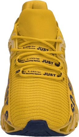 Чоловічі кросівки для бігу JSLEAP: дихаючі, легкі, для занять спортом та вуличної бігової стилістики (41 EU, 1 Жовтий)