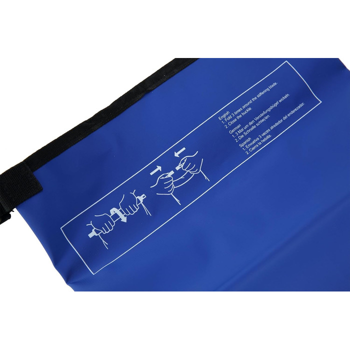 Водонепроникний мішок Cressi Dry Bag 10 LT для дайвінгу, плавання, риболовлі, каякінгу, рафтингу, кемпінгу та сноубордингу (з блискавкою, блакитний)