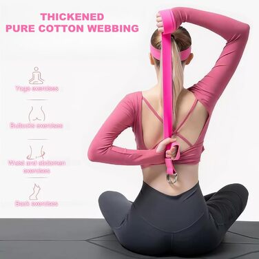 Набір для пілатесу вдома 13-в-1: м'яч, шкарпетки, гумки, ремінь. Чорний колір