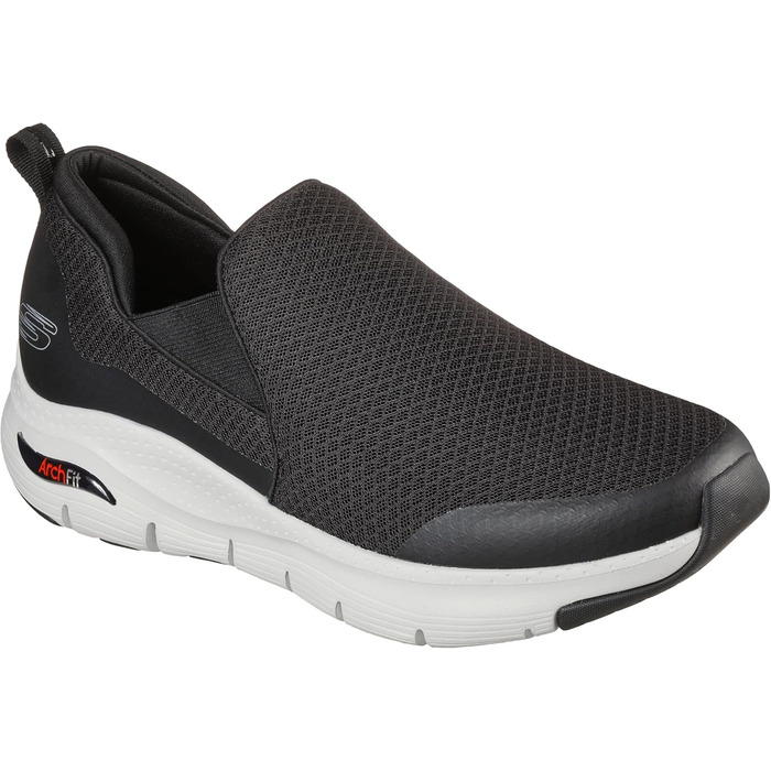 Чоловічі кросівки Skechers Arch Fit Banlin, 44 EU, чорний, сітка, синтетичні вставки