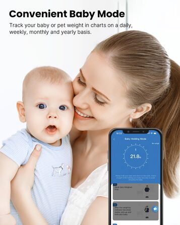 Розумні ваги RENPHO з Bluetooth, аналізатор жиру, м'язової маси, ІМТ, ваги, води, білка, кісткової маси, BMR, чорні, 270 мм