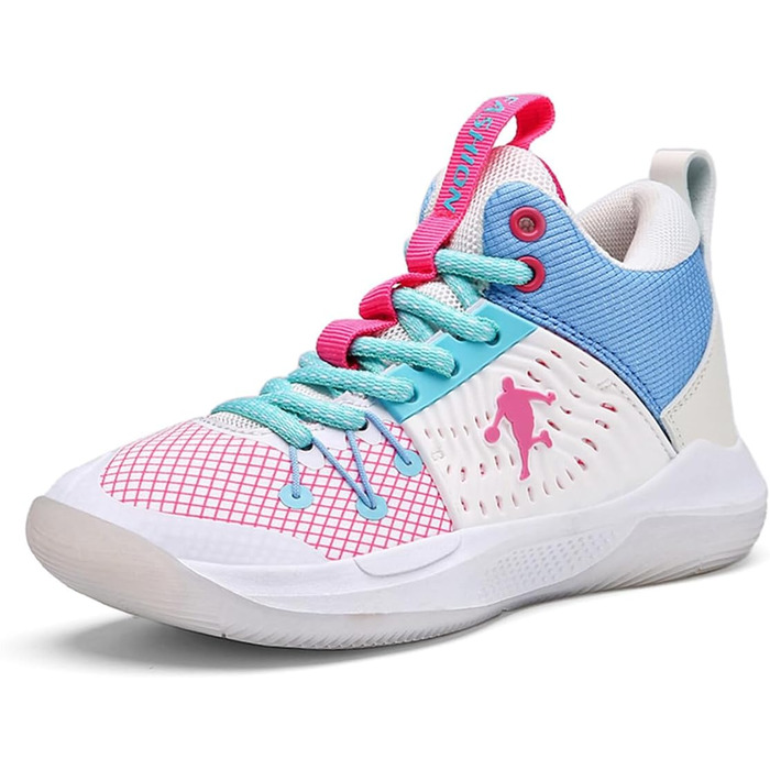 Баскетбольні кросівки TBJ для чоловіків та жінок. Зносостійкі, спортивні, тренувальні, не слизькі. Білий колір, розмір 40 EU