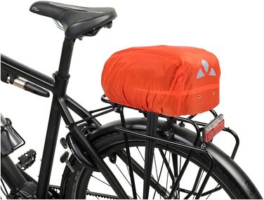 Велосумка VAUDE Silkroad L 9+2 л для багажника, водовідштовхувальна, із захистом від дощу, Eco Finish, Dusty Forest
