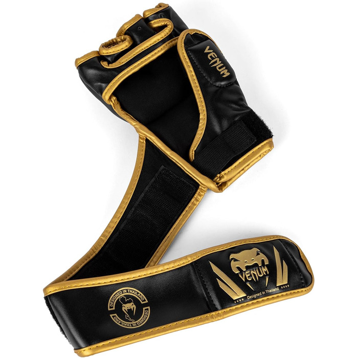 MMA рукавички Venum Challenger 2.0 чорні/золоті, розмір M