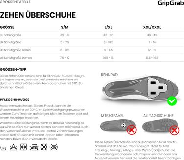 ГріпГраб Вітрозахисні Легкі Нагрівальники Пальців для Шосейного Велосипеда, Покриття Пальців, Жовті (XXL/XXXL (46-49))