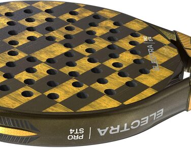 Siux Electra Stupa Pro St4 - чорний ракетковий вид спорту для падел-тенісу, 365г