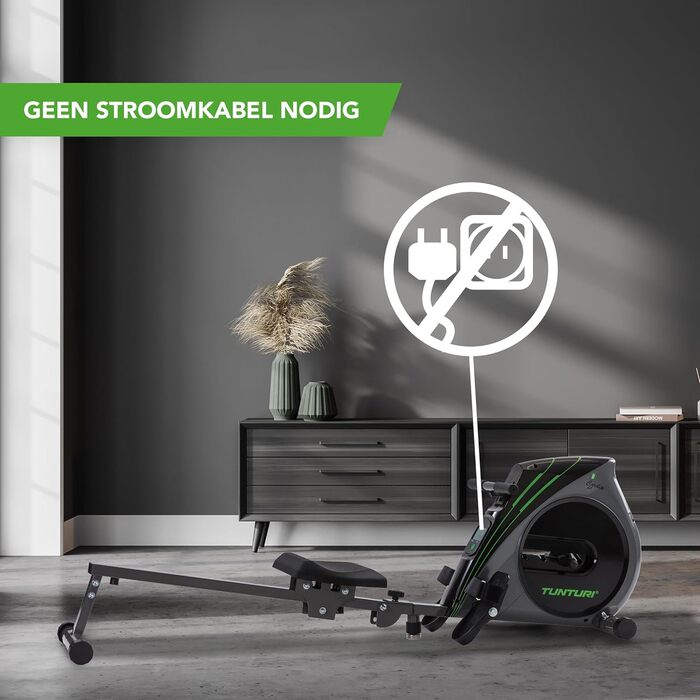 Гребний тренажер Tunturi Cardio Fit R20 для дому, складаний, компактний