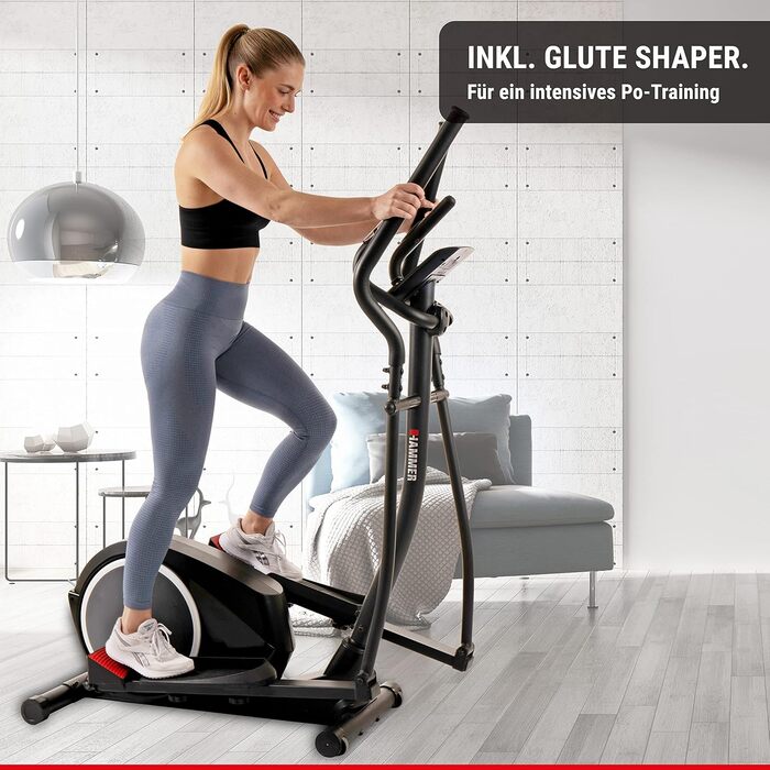 Орбітрек HAMMER Crosstech XTR BT з Glute Shaper, 21 програмою та індикатором потужності