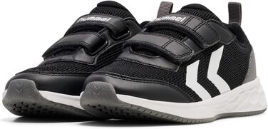 Дитячі кросівки Hummel Turbo Run з клямкою, чорні, 29 EU (для активного відпочинку)