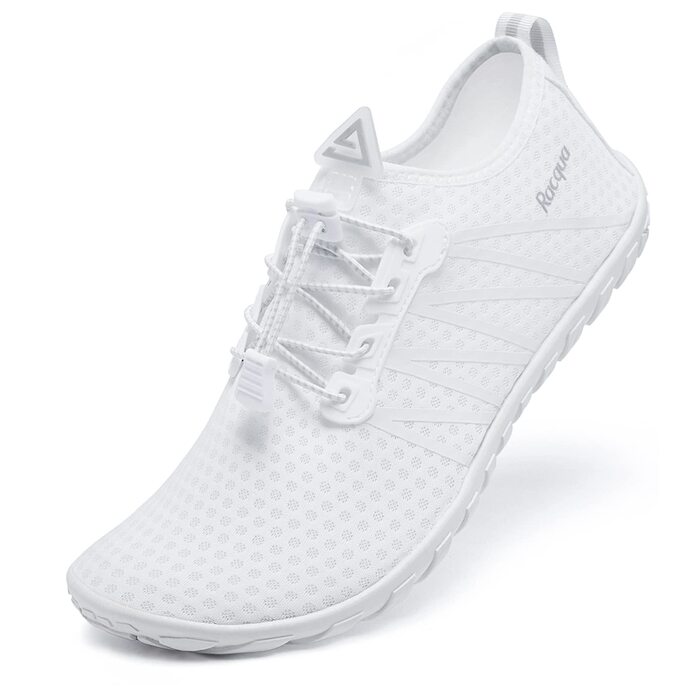 Водні черевики Raqua для плавання та відпочинку на пляжі - чоловічі та жіночі, білі, 39 EU