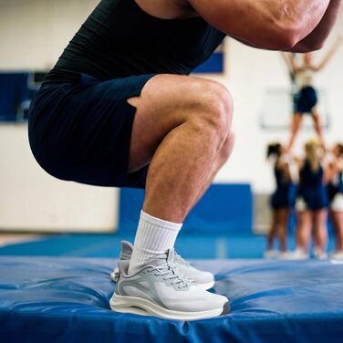 Чоловічі спортивні кросівки ALLSWIFIT для бігу та фітнесу, сірі, slip-on, з підтримкою своду стопи та амортизацією, дихаючі, розмір 42 EU