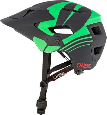 Шолом велосипедний O'NEAL Defender Nova All Mountain MTB, чорний/бірюзовий, розмір L/XL (58-61 см), 2020