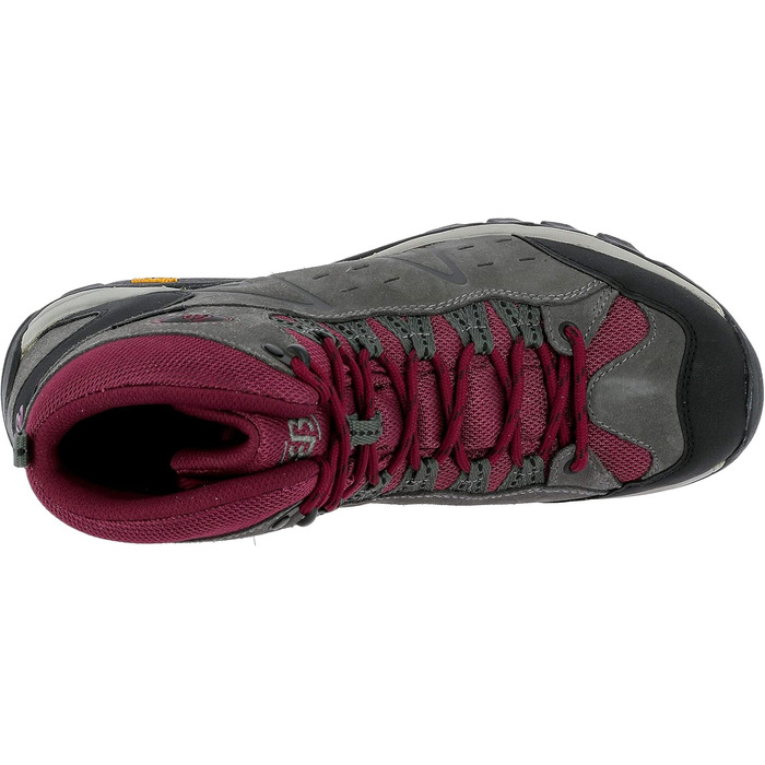 Черевики трекінгові Bruetting Mount Bona High, 37 EU, сірий/бордовий