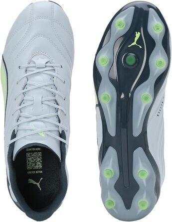 Кросівки для футболу PUMA King Pro Fg/Ag, 42.5 EU, Frosted Dew Fizzy Apple Gray Skies