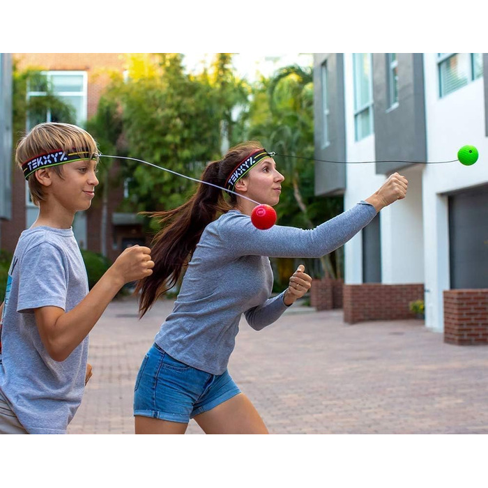 Набір м'ячів Box-Reflex TEKXYZ: 4 кольори, для реакції, швидкості та координації