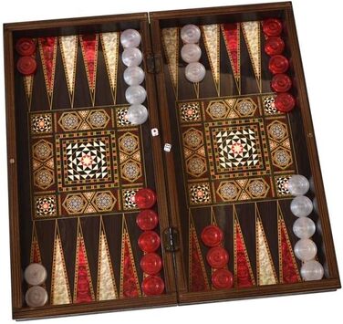 Настільна гра нарди KS Games Elegance, велика дошка з МДФ 50,5x25,5x8 см, для 2 гравців від 8 років