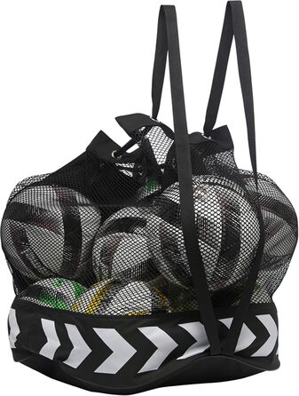 Сумка для м'ячів hummel Core Ball, для футболу, розмір L, чорна, для дорослих